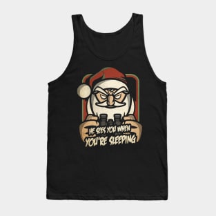 Creepy Santa Tank Top